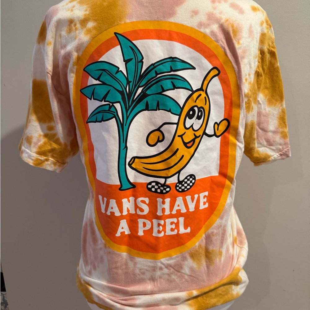Vans Have a Peel Tie-Dye Graphic T-Shirt, Size S